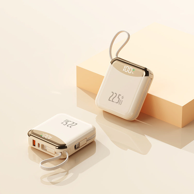 Kompakte Schnelllade-Powerbank mit LED-Anzeige Brehn
