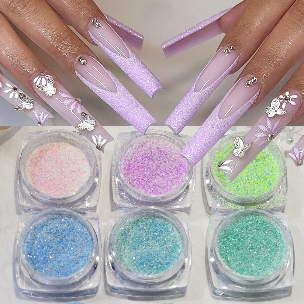 Nagelkunst Glitzerpulver Set