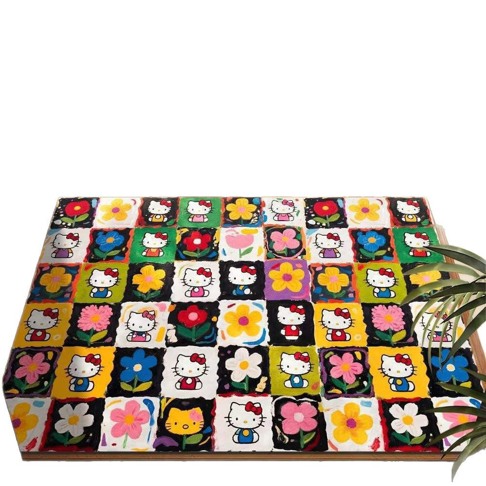 Blumenmuster Dekorative Fußmatte Brehn