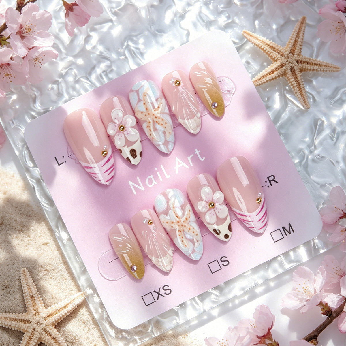 Elegante Kunstnagelschablonen Brehn