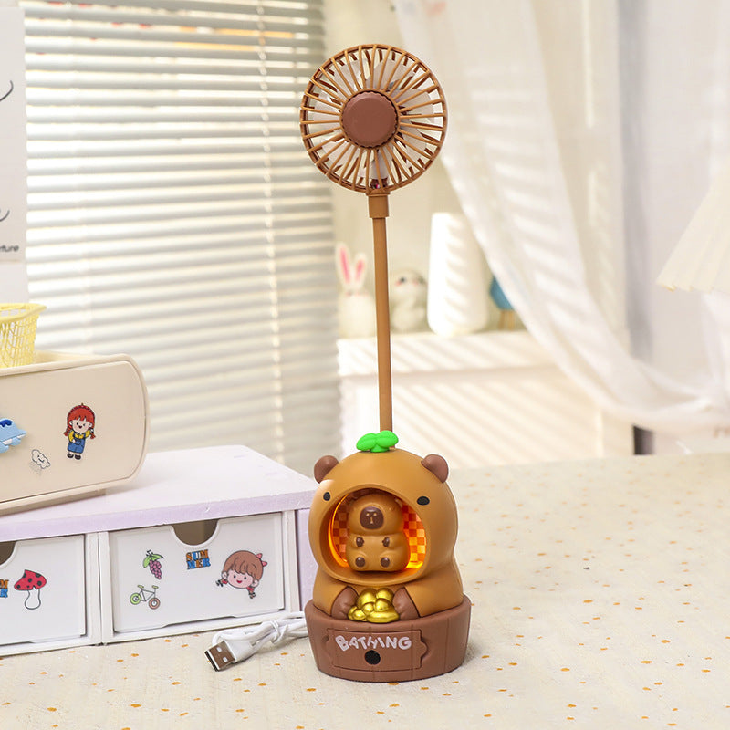 Frauen Tragbarer Mini Ventilator im niedlichen Bären Design Brehn
