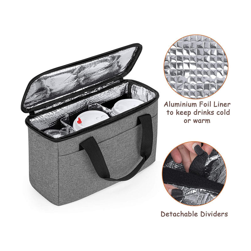 Damen Kühltasche mit isolierten Fächern und praktischem Tragegriff Brehn