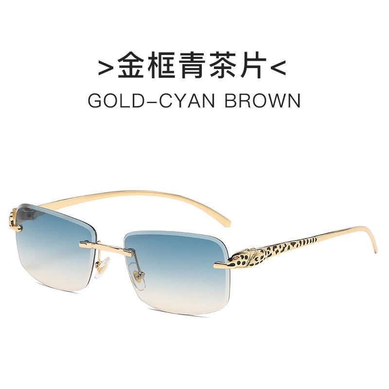 Damen exklusive Designer-Brille mit eleganten Details und hochwertigem Metallrahmen Brehn