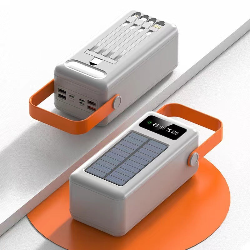 Tragbares Solar-Ladegerät mit multifunktionaler LED-Anzeige Brehn