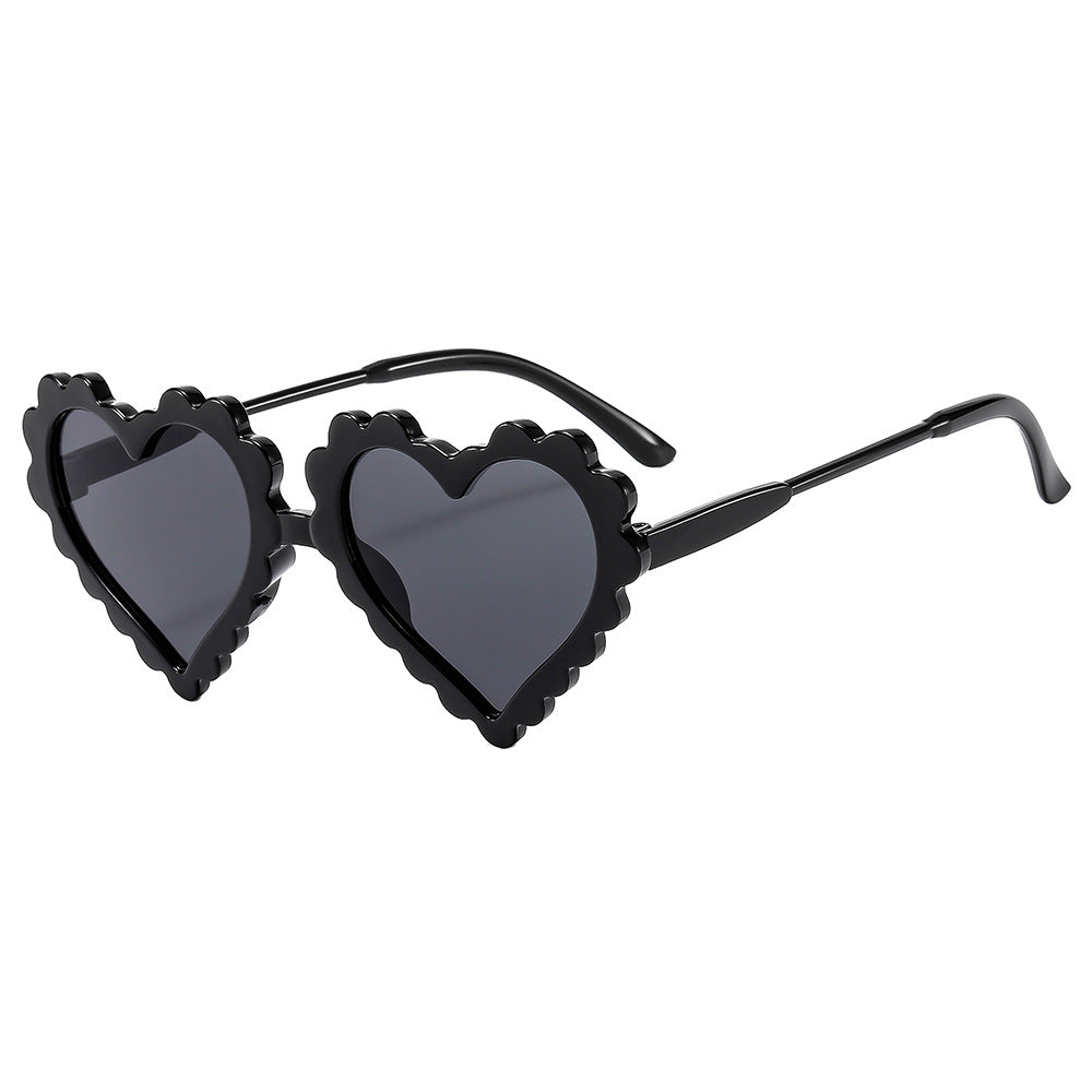 Damen verspielte Herzform Sonnenbrille Brehn