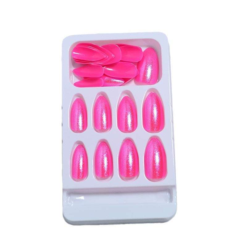 Glossy Press-On Nagelset mit schimmerndem Glanz Brehn
