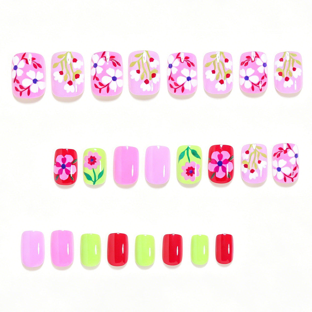Bunte Florale Nagelkunst Tipps Brehn