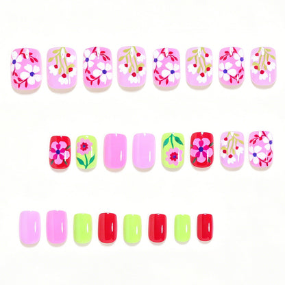 Bunte Florale Nagelkunst Tipps Brehn