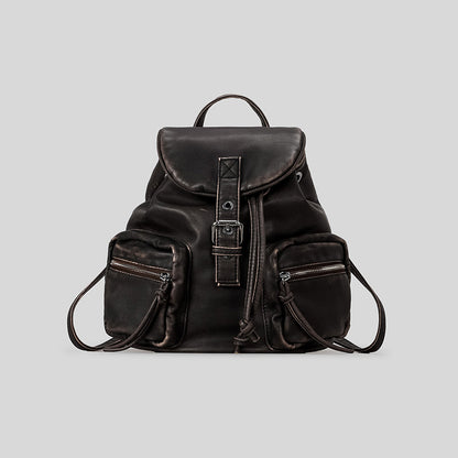 Multifunktions-Leder-Rucksack