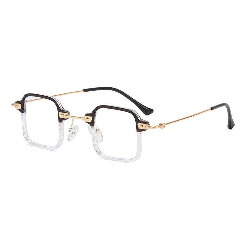 Damen geometrische Sonnenbrille mit stylischem Metallrahmen Brehn