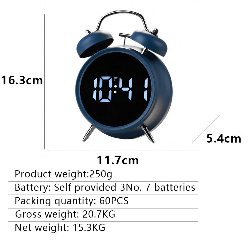 Digitaler Wecker mit Großem Led-Display und Dual-Alarmfunktion Brehn