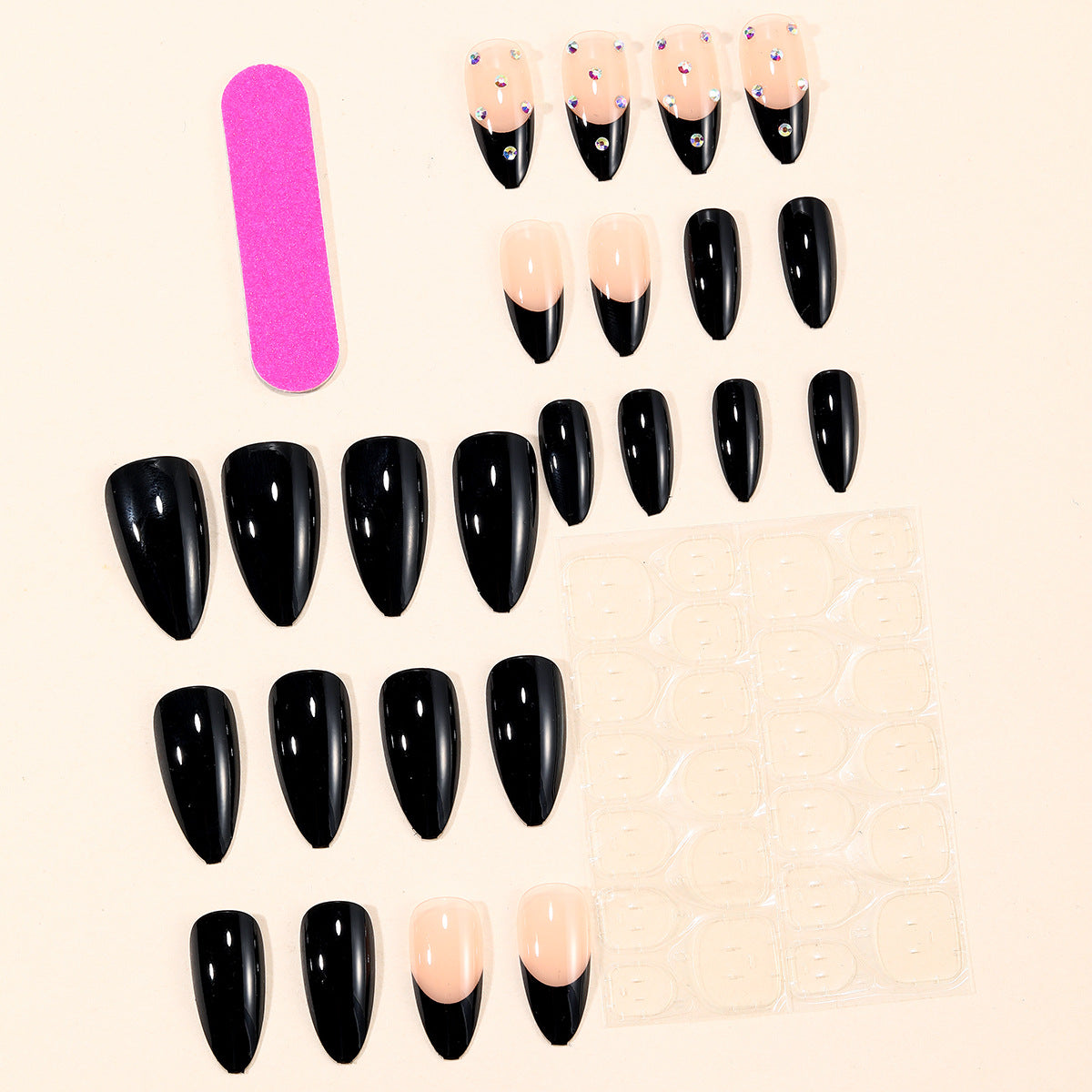 Glamouröser Stiletto Acryl-Nagelkunst Brehn