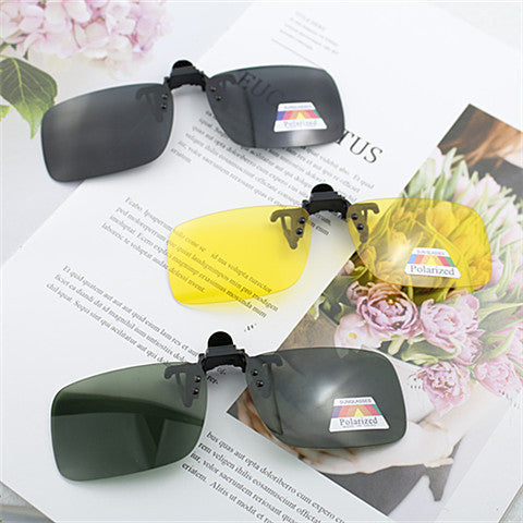 Damen Clip-On Sonnenbrille mit polarisierten Gläsern Brehn