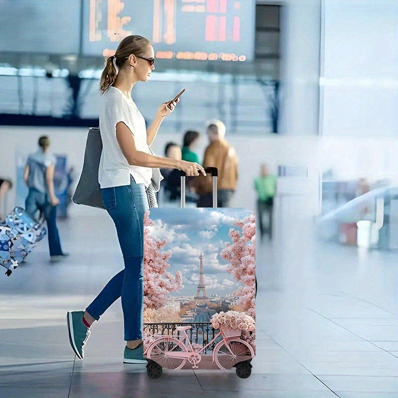 Damen Hartschalenkoffer mit romantischem Paris-Motiv Brehn