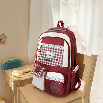 Stylische Multifunktions-Rucksack mit süßen Akzenten Brehn