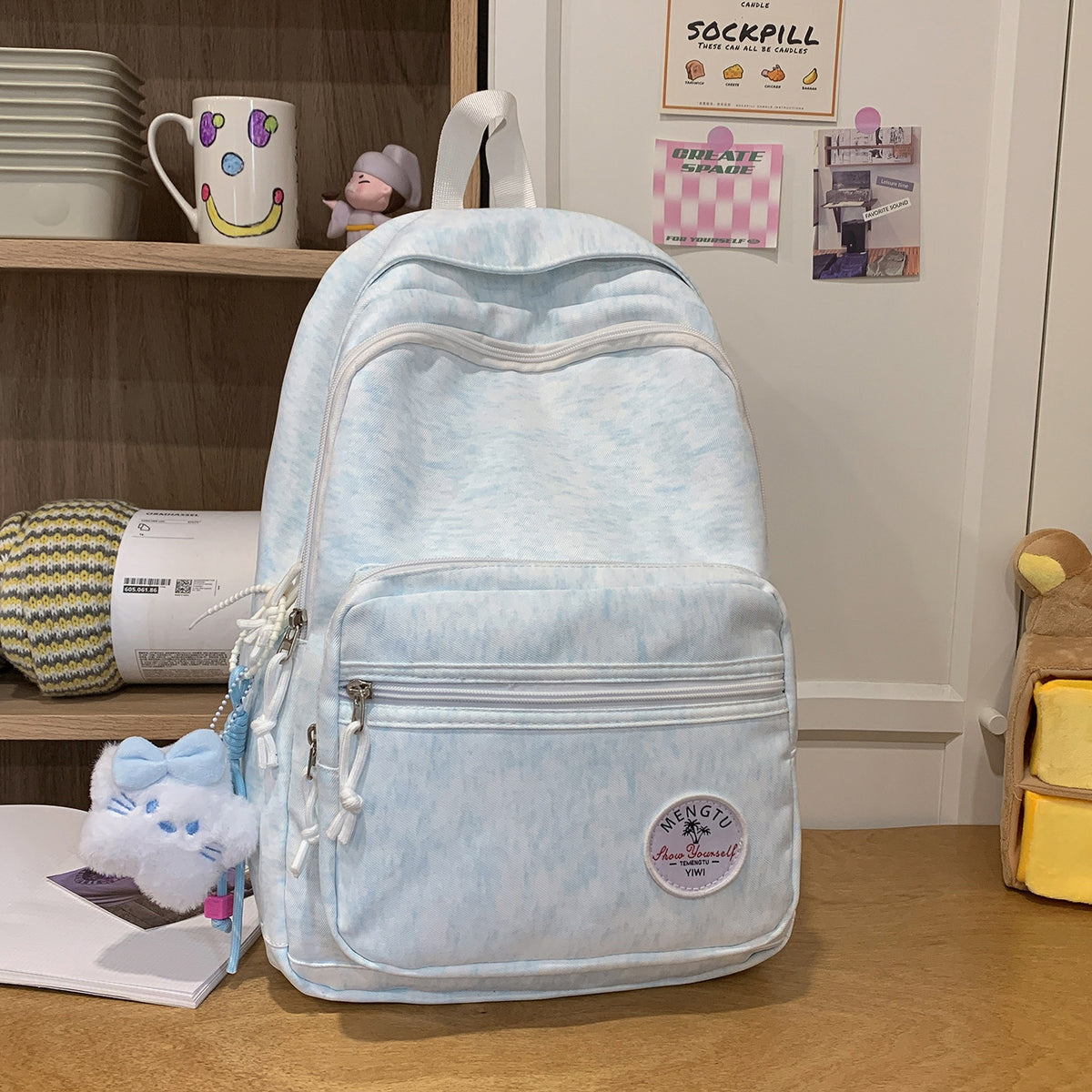 Stylischer Mehrfach-Taschen-Rucksack Brehn 1791204937