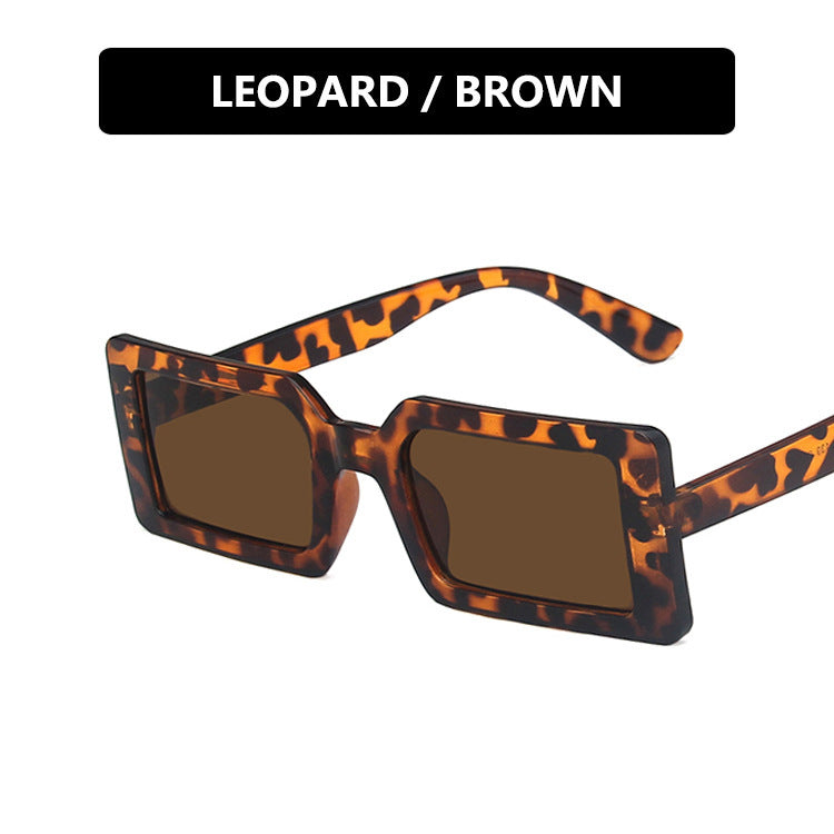 Damen quadratische Sonnenbrille mit modernem, breitem Rahmen und schützendem UV-Filter Brehn