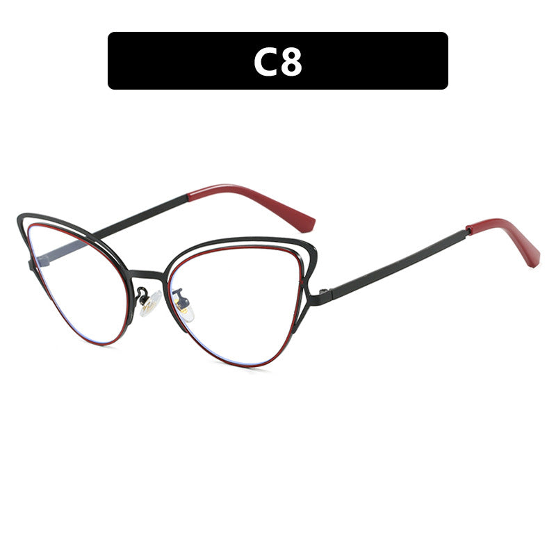Damen Cat-Eye Brille mit edlem Metallrahmen und komfortabler Passform Brehn