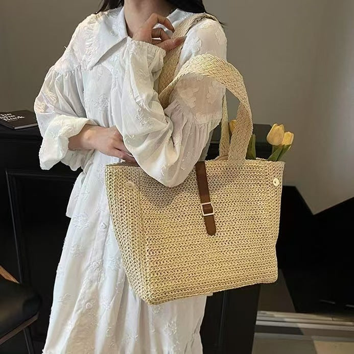 Handgefertigte Sommer-Strandtasche mit Robustem Gewebe Brehn