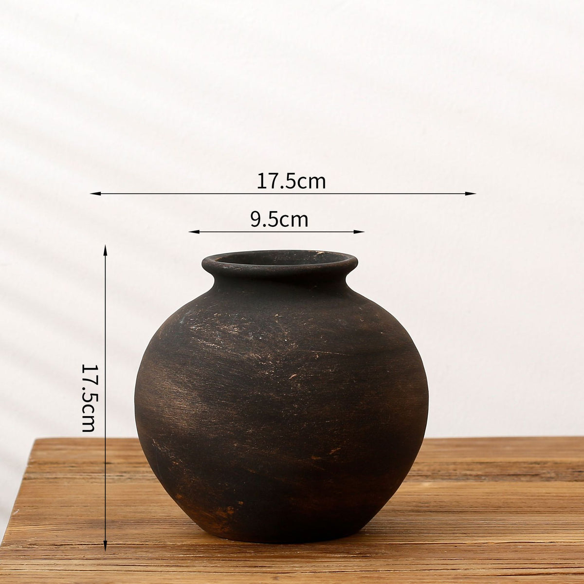 Handgefertigte Terrakotta Vase Brehn