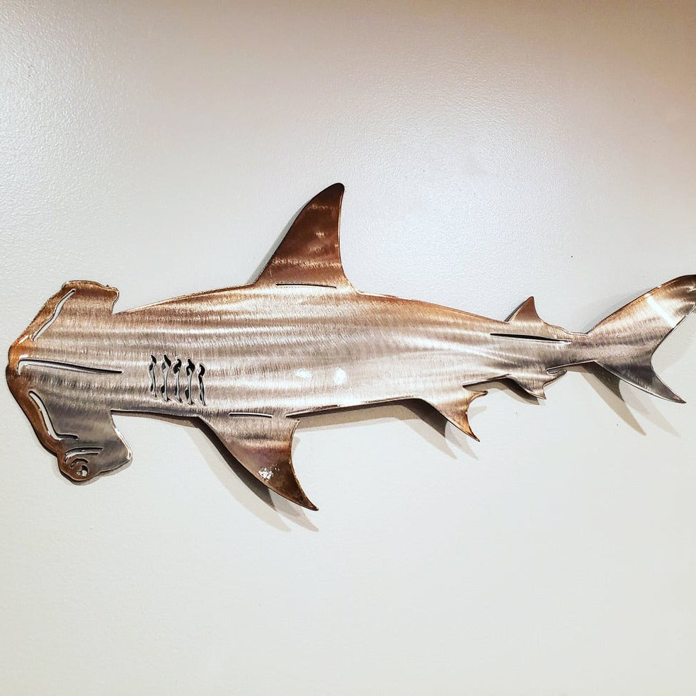Metal Shark Wandkunst