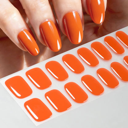 Hochglänzende Gel-Nagel-Wraps