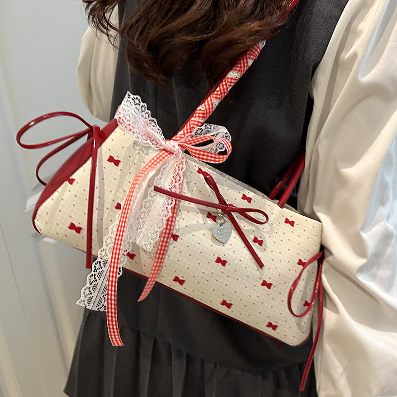 Elegante floral gestickte Handtasche