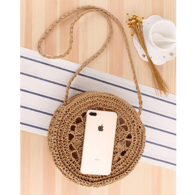 Runde Makramee-Handtasche Brehn