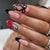 Kreatives Nagelkunst Press-On Set mit Schleifen- und Kirschdesigns Brehn