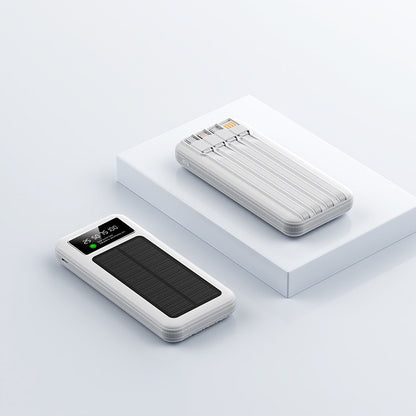 Solar Powerbank mit Digitaler Energieanzeige Brehn