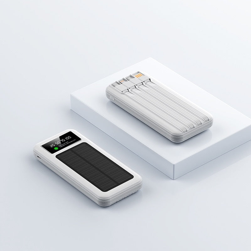 Solar Powerbank mit Integrierter Digitalanzeige Brehn