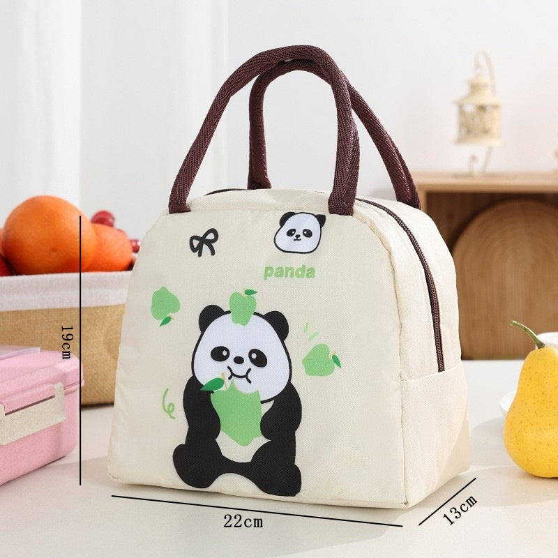 Süße katzenmotivierte isolierte Lunch-Tasche Brehn