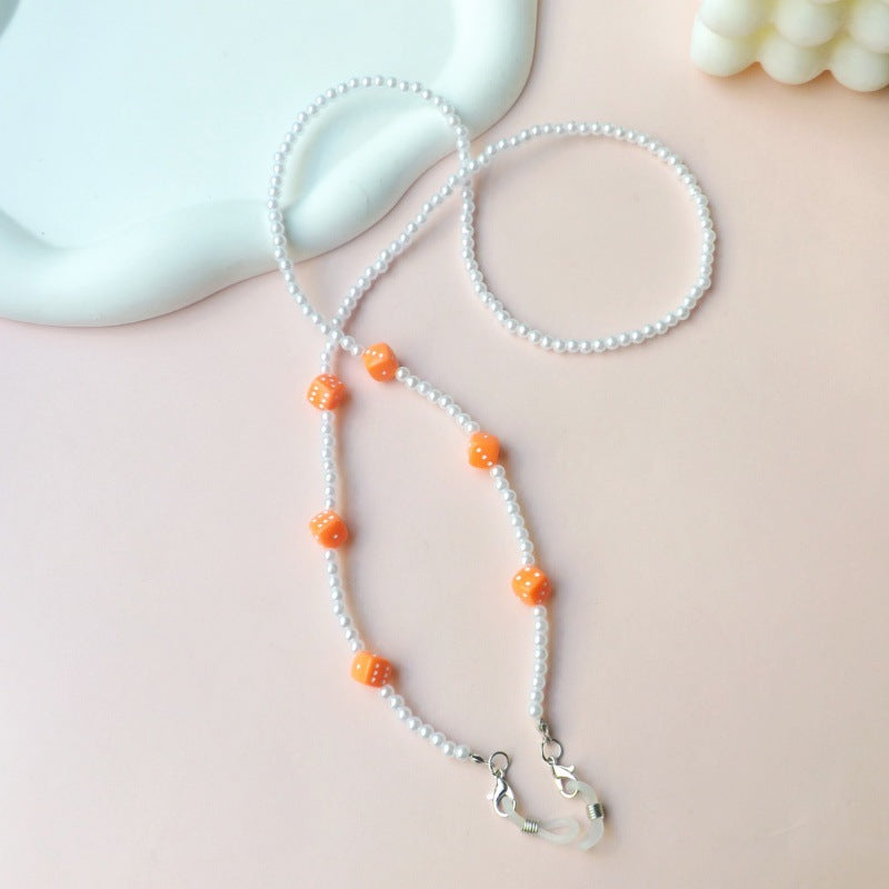 Elegante Perlen-Brillenkette Brehn