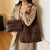 Wildleder Leopardprint Hobo Tasche Brehn