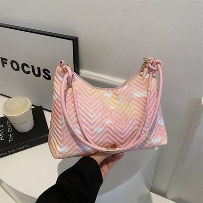 Gepolsterte Hobo-Tasche