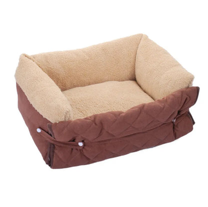 Gemütliches gestepptes Hundebett