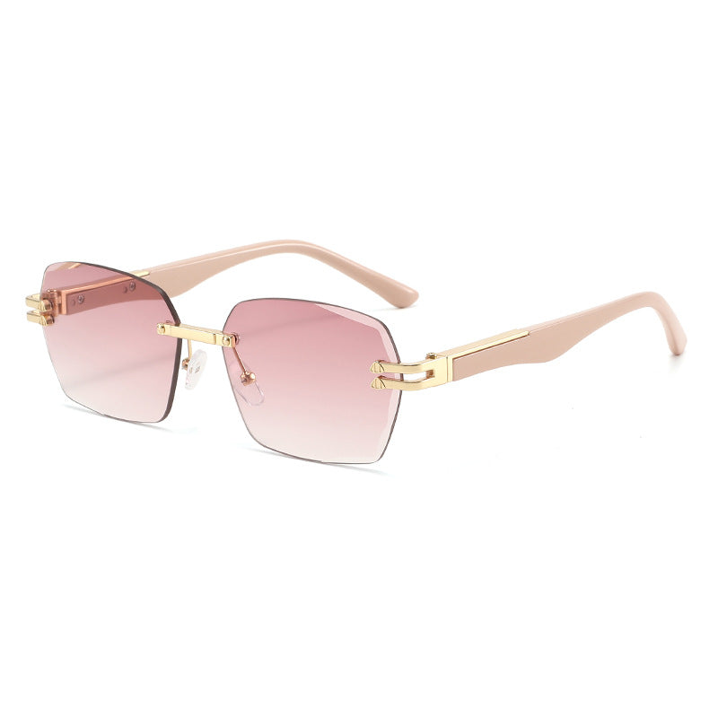 Herren elegante quadratische Sonnenbrille mit Holzarmen Brehn