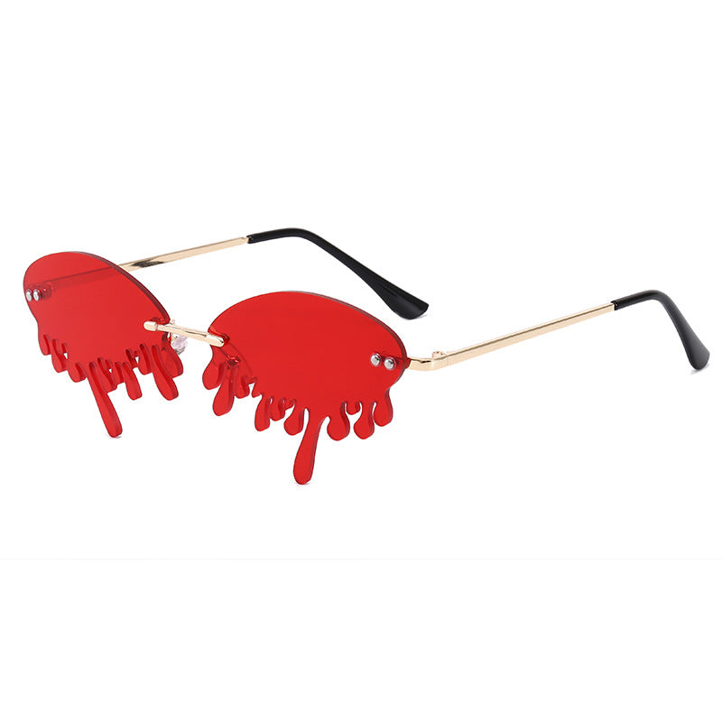 Damen Sonnenbrille mit kreativem Tropfen-Design Brehn