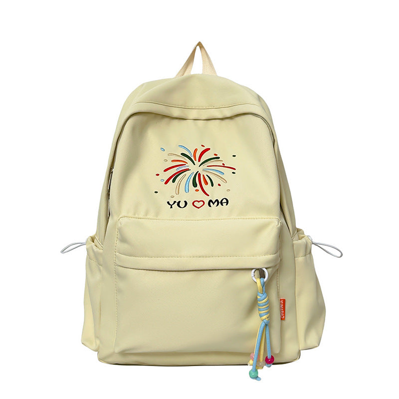 Lässiger bestickter Rucksack