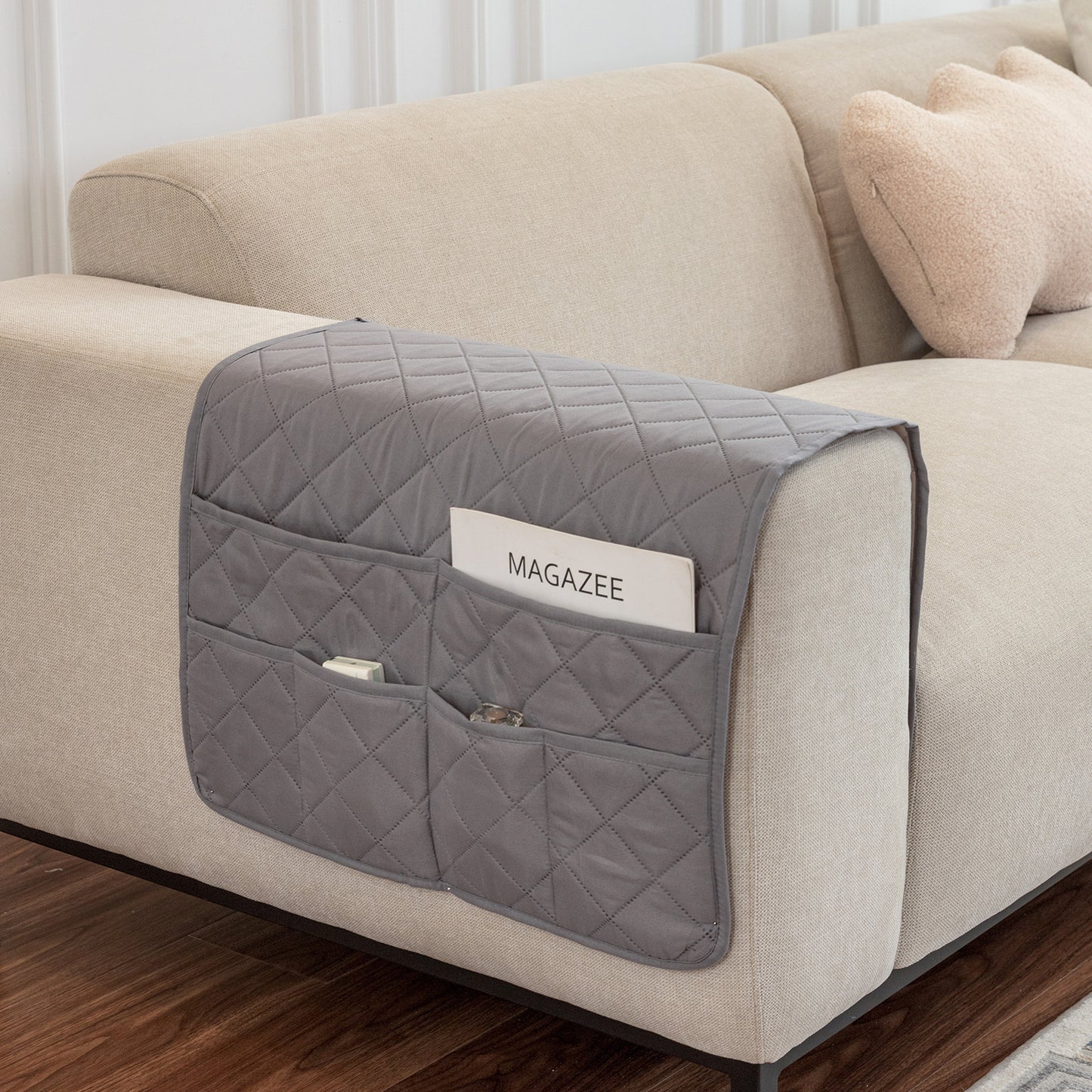Eleganter Sofa-Organizer mit Mehrfachen Taschen Brehn