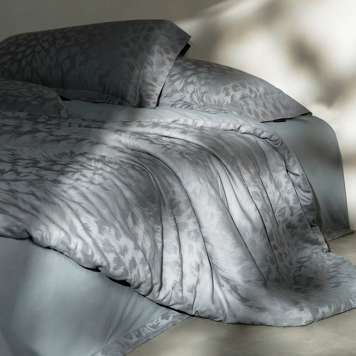 Luxus Jacquard Satin Bettwäsche Set