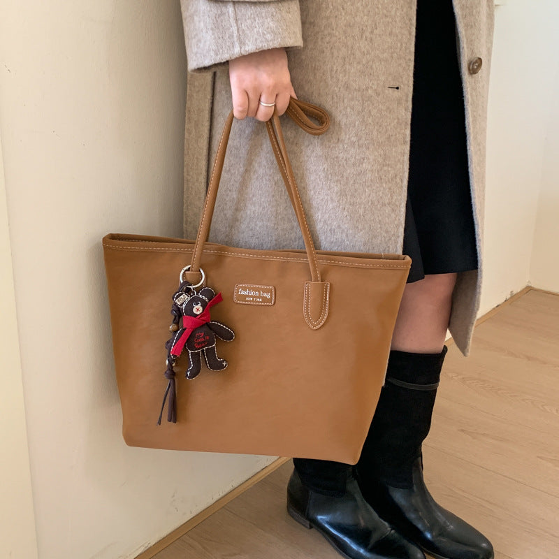 Elegante Kunstleder Tote Bag Brehn