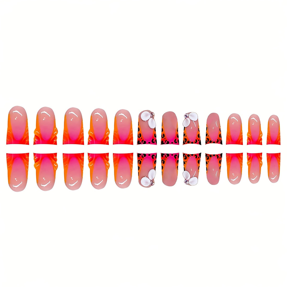 Künstlerische Acryl-Nagelverzierungen Brehn