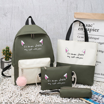 Hübsches Tiermotiv-Rucksacksset Brehn