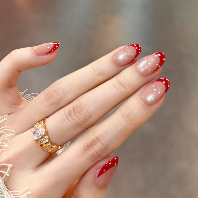 Dekorative French Tip Aufkleber-Nagelkunst Brehn