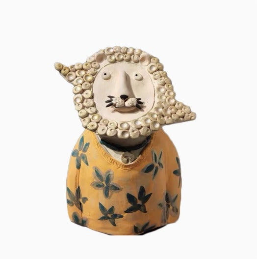 Dekorative Löwenfigur