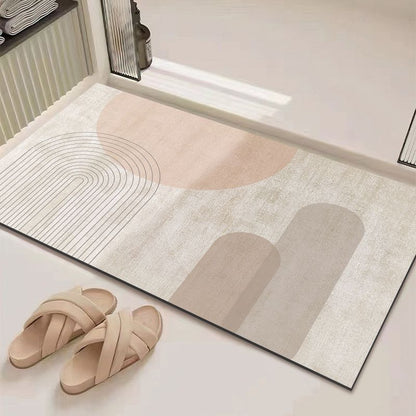 Zeitgenössische geometrische Teppichmatte Brehn
