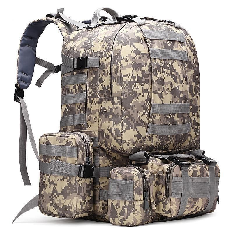 Taktischer Rucksack Mit Vielseitigem Stauraum Und Modularen Taschen Brehn