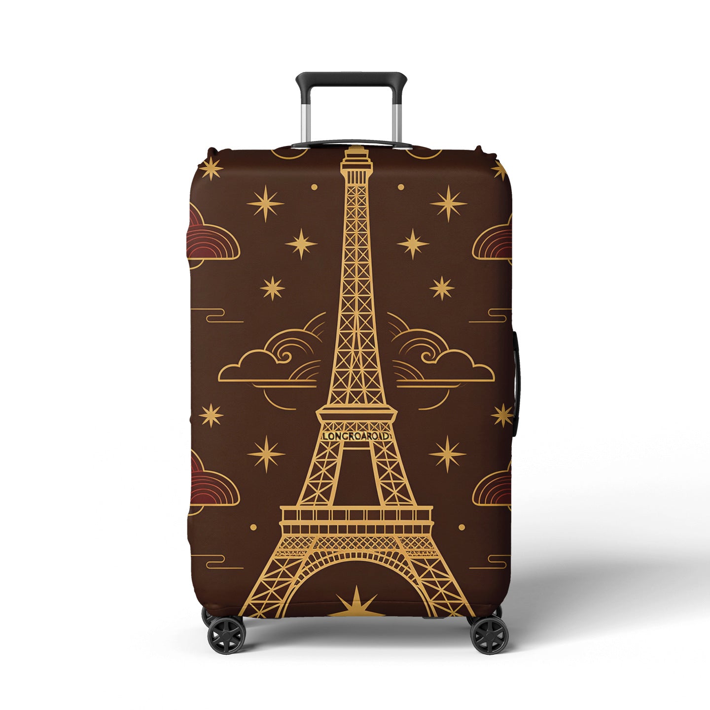 Damen Reise-Trolley Brehn mit elegantem barockem Muster