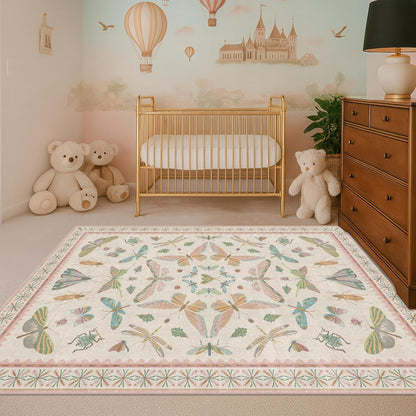 Künstlerisches Schmetterlingsdesign Teppich